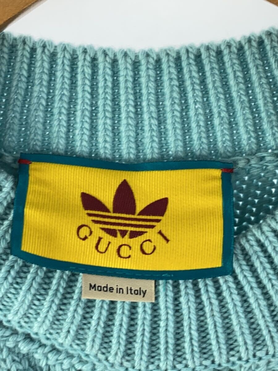 【中古】GUCCI◆GUCCI/adidas/ケーブル/ワンピ/ニット・セーター(厚手)/S/ウール/ボーダー/717710【レディースウェア】 jumblestore-37972740 2nd STREET 楽天市場店 サンプル画像3