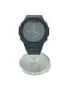 【中古】CASIO◆クォーツ腕時計_G-SHOCK/デジアナ/ラバー/BLK/BLK【服飾雑貨他】(2)