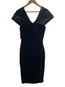 【中古】SOLACE LONDON/ノースリーブワンピース/4/ポリエステル/BLK【レディースウェア】