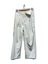 【中古】MIXSEVEN Tacked Design Slacks Pants L/WHT【メンズウェア】