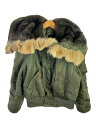 【中古】MILITARY◆フライトジャケット/--/--/KHK【メンズウェア】
