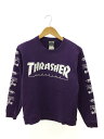 【中古】THRASHER◆スウェット/M/コットン/PUP/毛玉有/スラッシャー【レディースウェア】