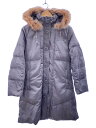 【中古】BALMAIN◆ダウンコート/ブルーフォックスファー/コート/M/ポリエステル/GRY/無地//【レディースウェア】(4)