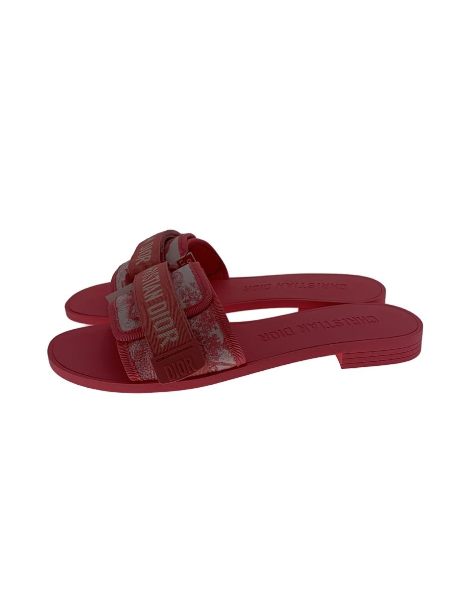 【中古】Christian Dior◆サンダル/38/PNK//【シューズ】