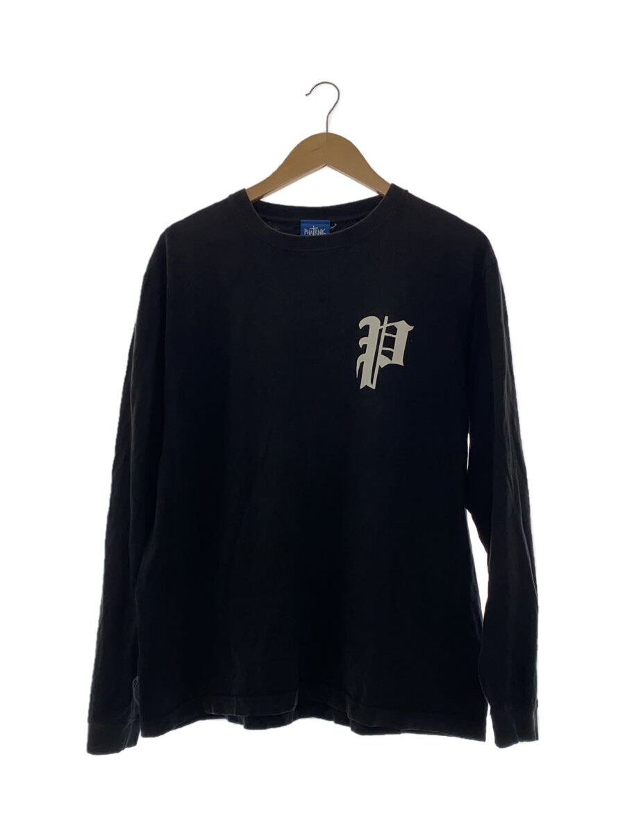 PHATRNK◆長袖Tシャツ/--/コットン/BLK