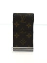 【中古】LOUIS VUITTON◆エテュイ・シガレット_モノグラム_BRW/--/BRW/メンズ【服飾雑貨他】