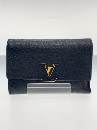【中古】LOUIS VUITTON◆ポルト・フォイユ・カプシーヌ・コンパクト_パルナセア_BLK/牛革/BLK/メンズ【服飾雑貨他】 【中古】LOUIS VUITTON◆ポルト・フォイユ・カプシーヌ・コンパクト_パルナセア_BLK/牛革/BLK/メンズ【服飾雑貨他】