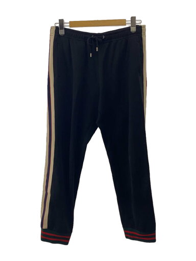 【中古】GUCCI◆ボトム/M/ポリエステル/BLK/474635【メンズウェア】 【中古】GUCCI◆ボトム/M/ポリエステル/BLK/474635【メンズウェア】