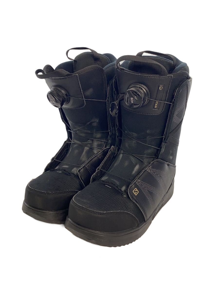 【中古】salomon◆スノーボードブーツ/27.5cm/BLK/414231【スポーツ】