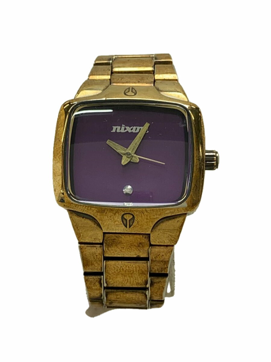 【中古】NIXON◆腕時計/アナログ/--/PU