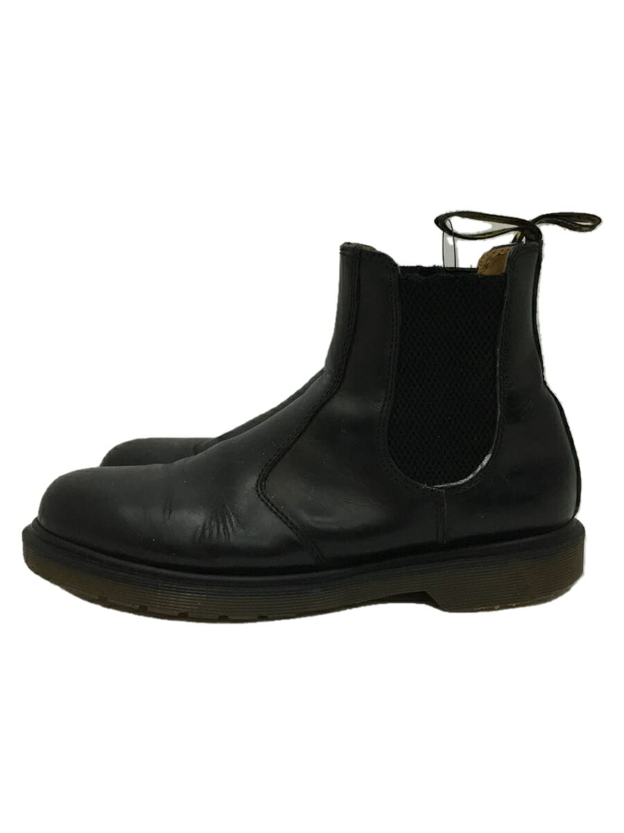 【中古】Dr.Martens◆サイドゴアブーツ/US8/BLK/2976/チェルシーブーツ/汚れ有【シューズ】