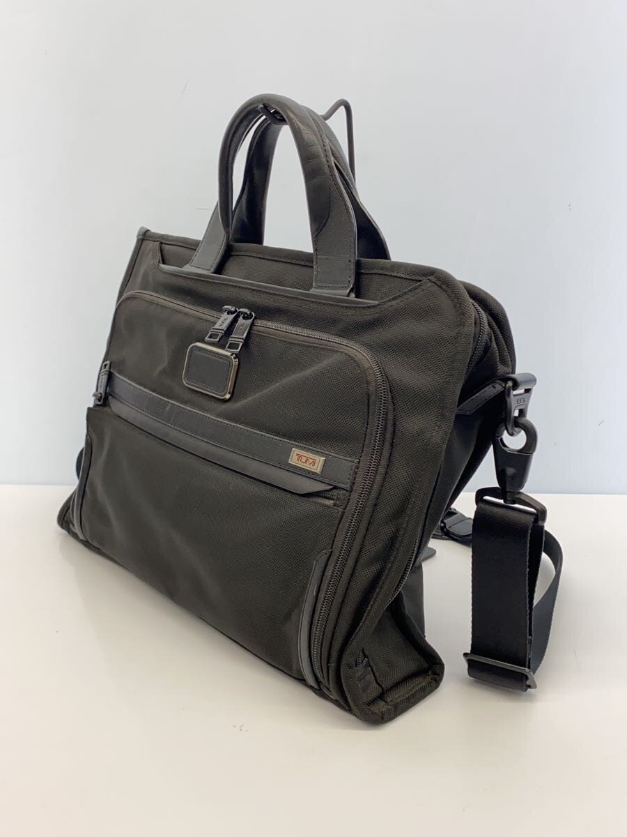 【中古】TUMI◆ブリーフケース/コットン/BLK/無地【バッグ】