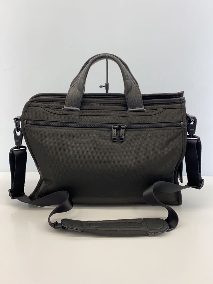 【中古】TUMI◆ブリーフケース/コットン/BLK/無地【バッグ】