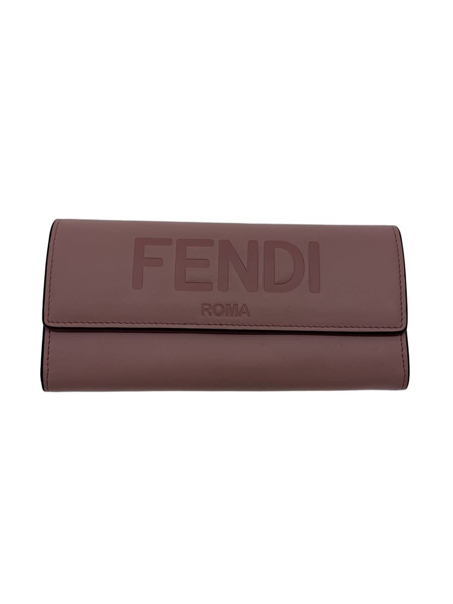 【中古】FENDI◆長財布/レザー/PNK/レディース/8M0251 AAYZ FICJY【服飾雑貨他】