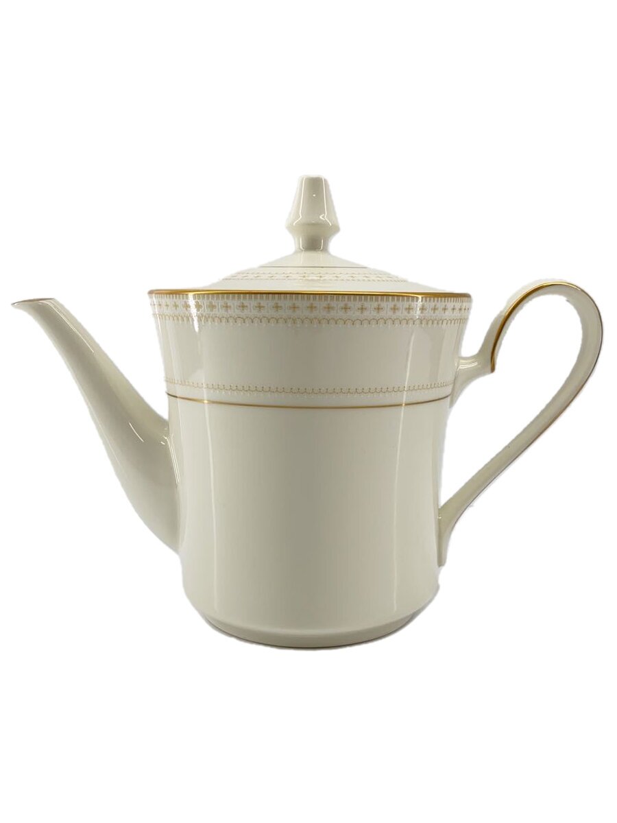 【中古】Noritake◆ティーポット/WHT/アイボリーチャイナ【キッチン用品】