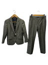 【中古】BURBERRY LONDON◆セットアップ/38/ウール/GRY/無地/B1E23-845-06【レディースウェア】