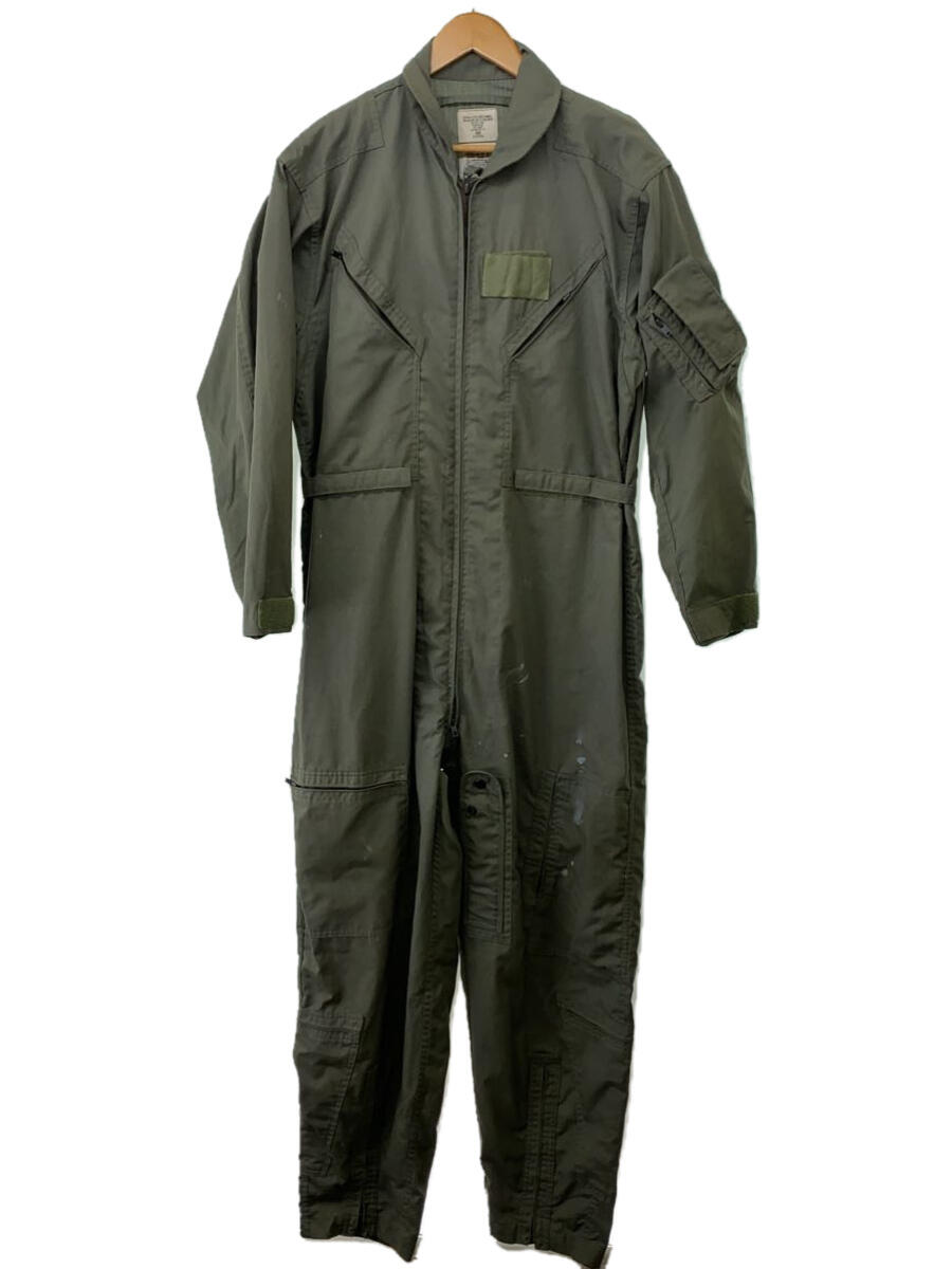 【中古】U.S.AIR FORCE◆80s/CWU27P/フライトスーツ/46R/--/GRN/汚れ有【メンズウェア】