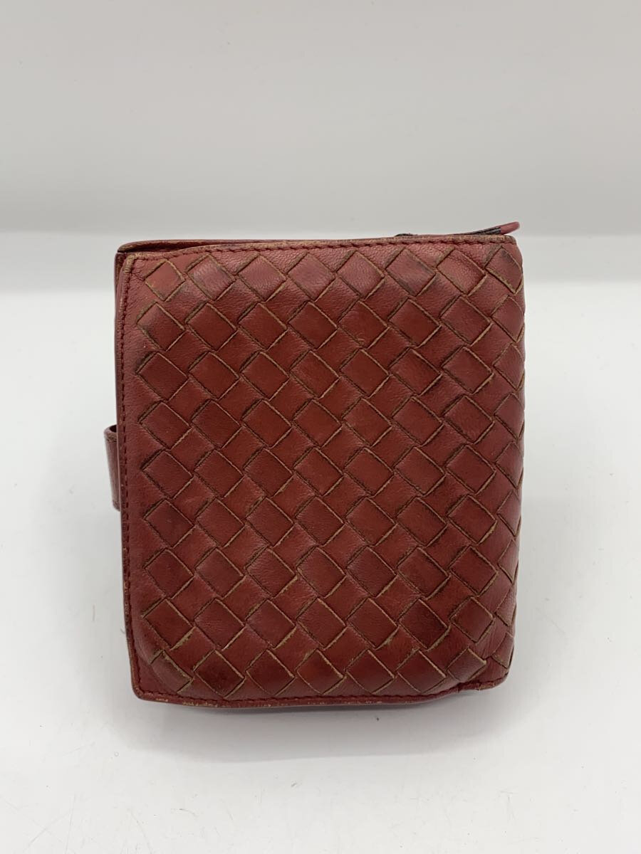 【中古】BOTTEGA VENETA◆2つ折り財布/レザー/BRW/メンズ【服飾雑貨他】