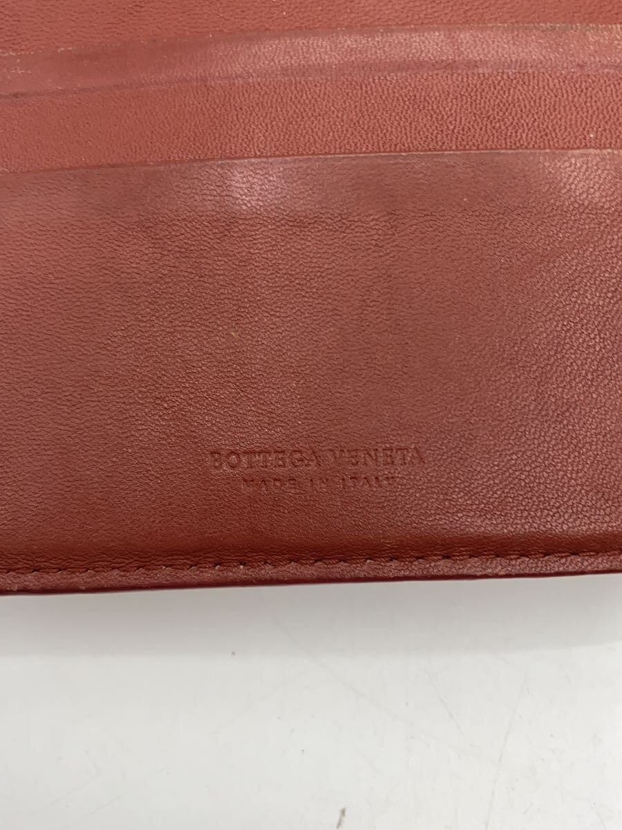 【中古】BOTTEGA VENETA◆2つ折り財布/レザー/BRW/メンズ【服飾雑貨他】
