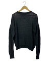 【中古】COMOLI◆ニット・セーター(薄手)/--/コットン/BLK/X01-0600B【メンズウェア】(4)