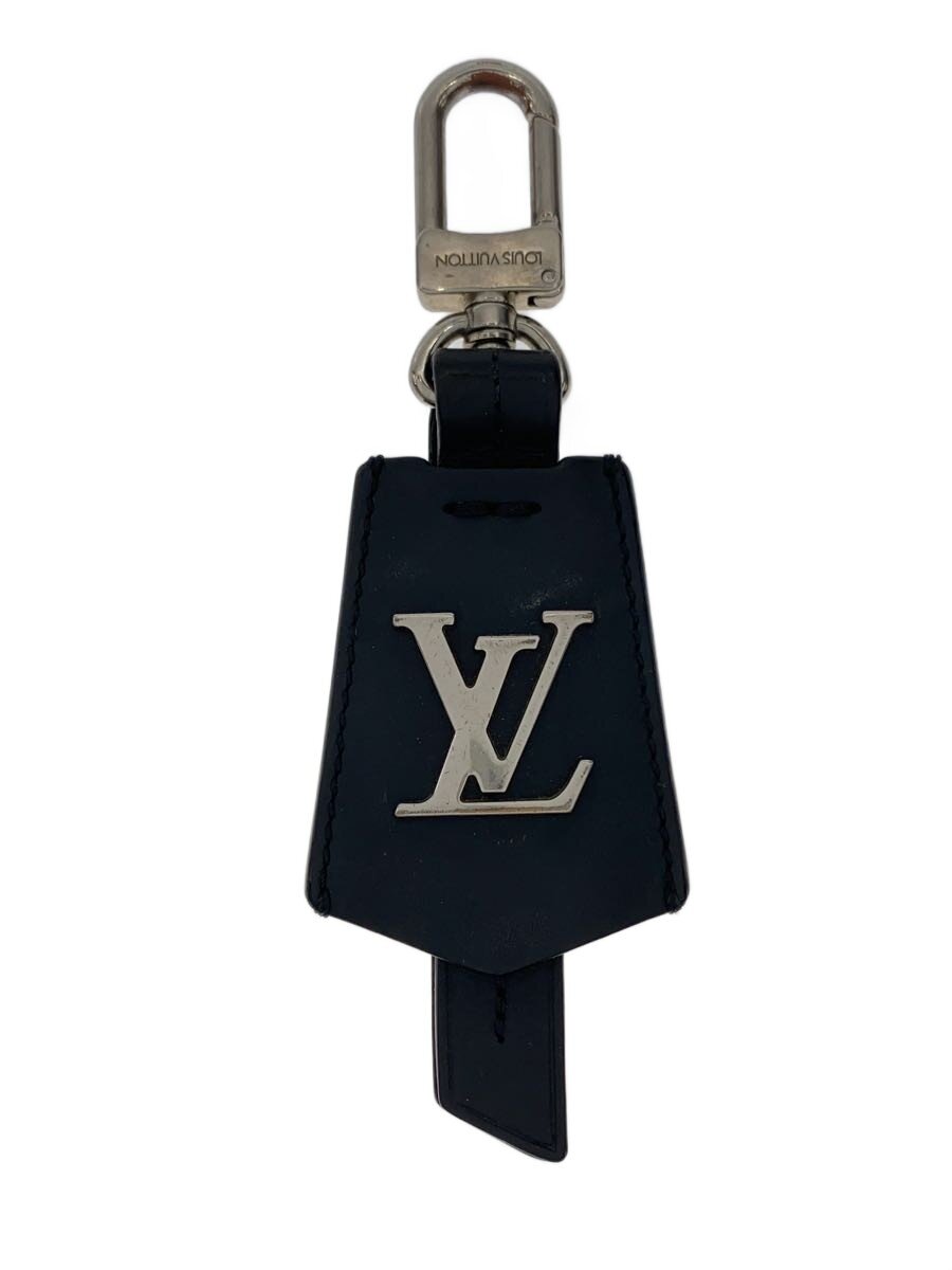 VUITTON　クラッシュクレ　黒　キーリング　本革　シルバー金具　ポルトクレ VUITTON クラッシュクレ 黒 キーリング 本革 シルバー金具 ポルトクレ