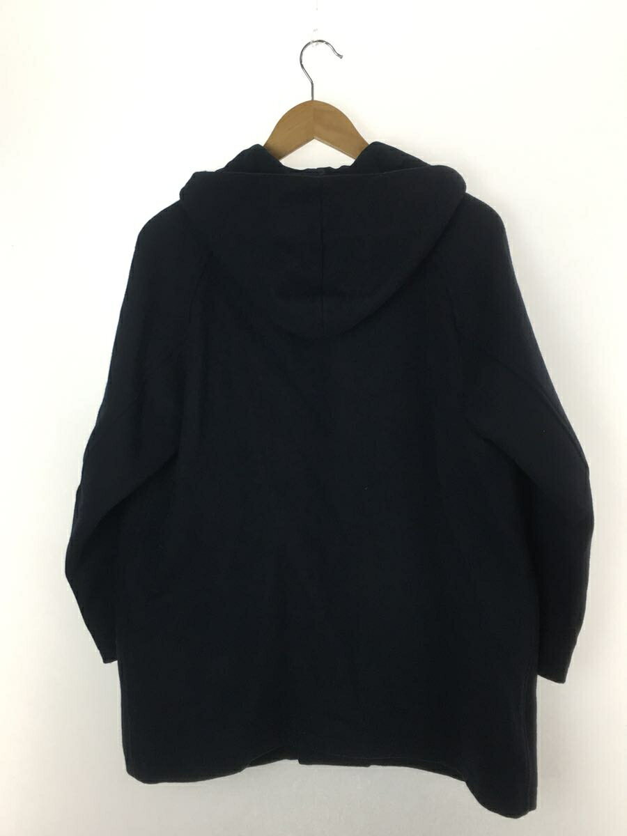 【中古】nest robe CONFECT◆19AW/ウールメルトンフーデッドコート/3/ウール/ネイビー/無地/02194-0041【メンズウェア】