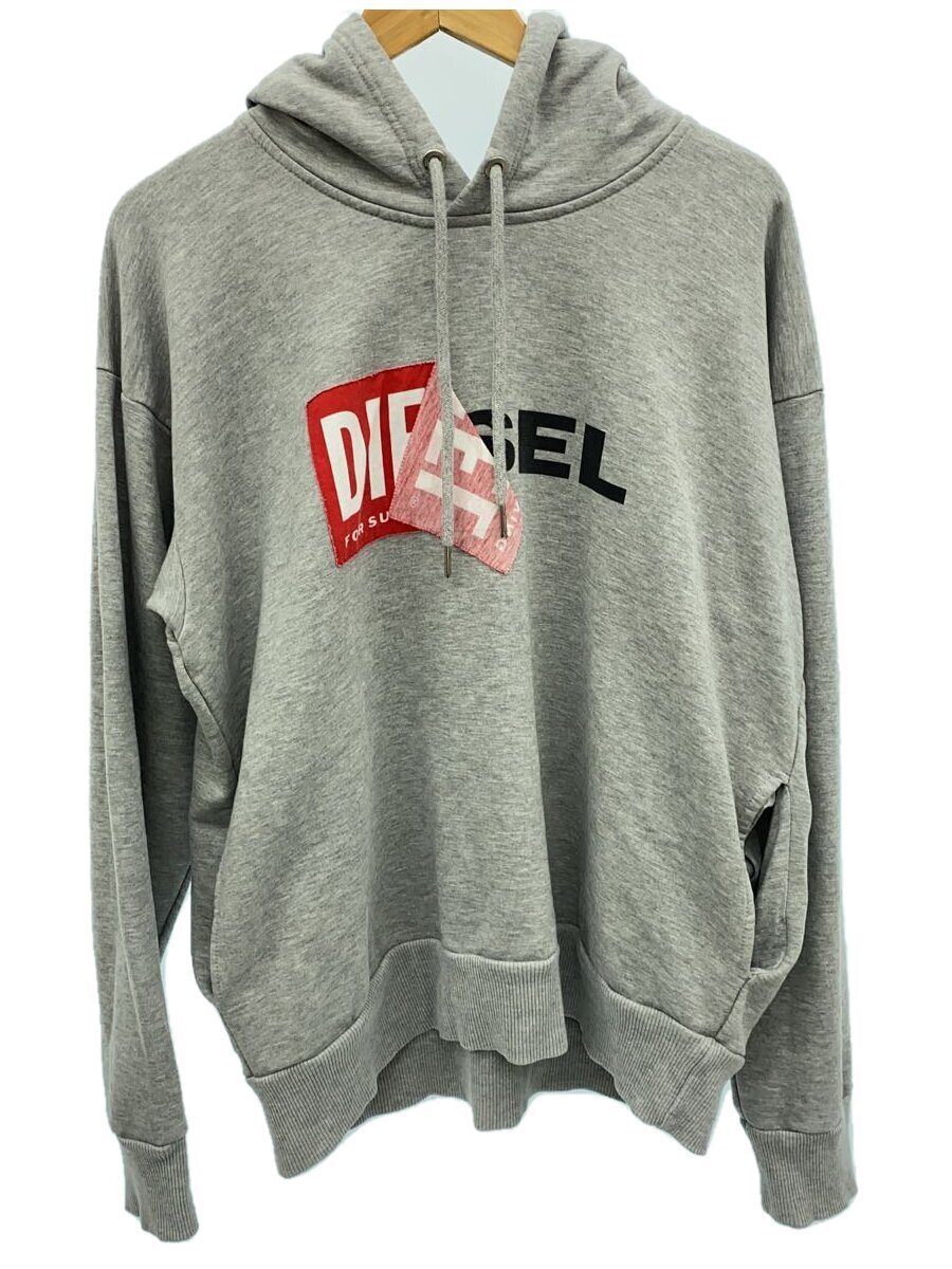 【中古】DIESEL◆パーカー/--/コットン/GRY/A62226170【メンズウェア】