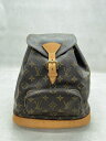 【中古】LOUIS VUITTON◆1)ミニ・モンスリ_モノグラム・キャンバス_BRW/PVC/BRW/モノグラム/底部汚れ有【バッグ】