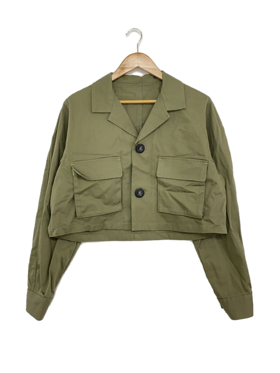 【中古】HERIN.CYE◆Compact jacket/FREE/コットン/KHK/530HSM30-0260【レディースウェア】