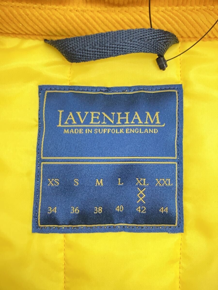 【中古】LAVENHAM◆キルティングジャケット/XL/ポリエステル/YLW/SLJ9003【メンズウェア】