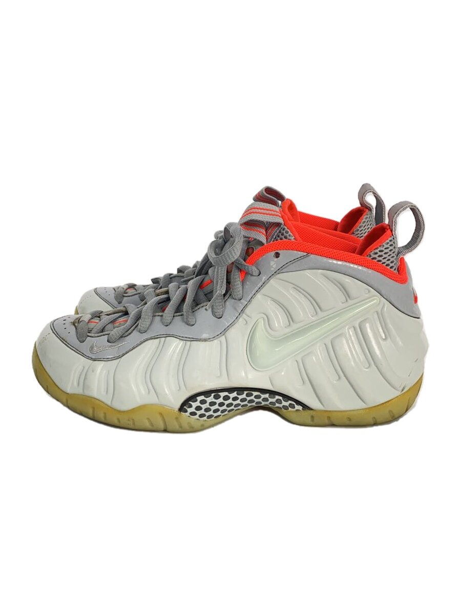 NIKE◆AIR FOAMPOSITE PRO PRM/エアフォームポジットプロプレミアム/グレー/616750-003//