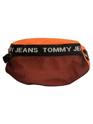 【中古】TOMMY JEANS◆ウエストバッグ/ポリエステル/ORN/AM10902/オレンジ【バッグ】