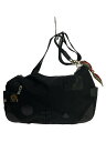 【中古】Orobianco◆ショルダーバッグ/ナイロン/BLK【バッグ】