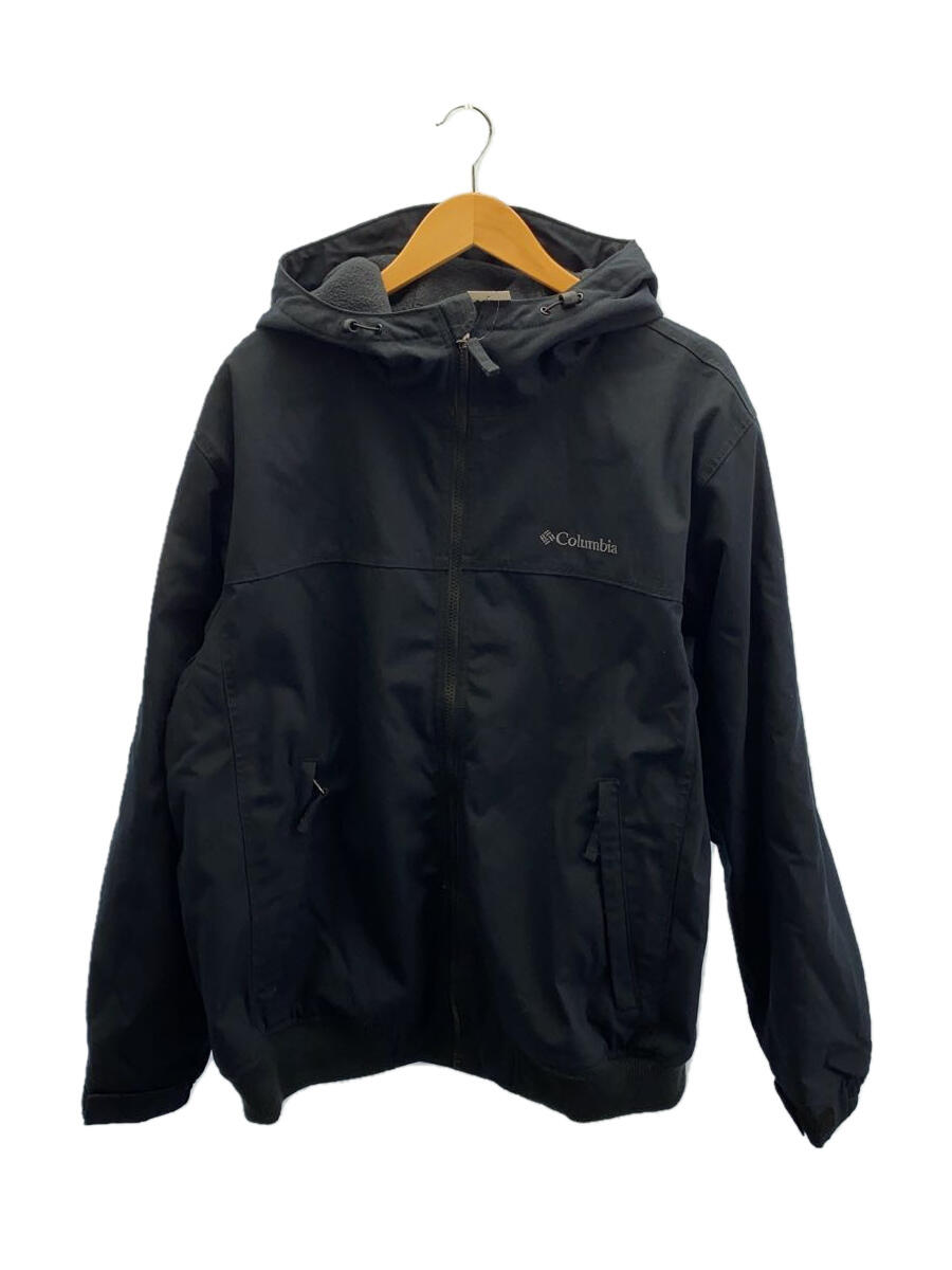 Columbia◆LOMA VISTA HOODIE_ロマビスタフーディー/XXL/ポリエステル/BLK/無地