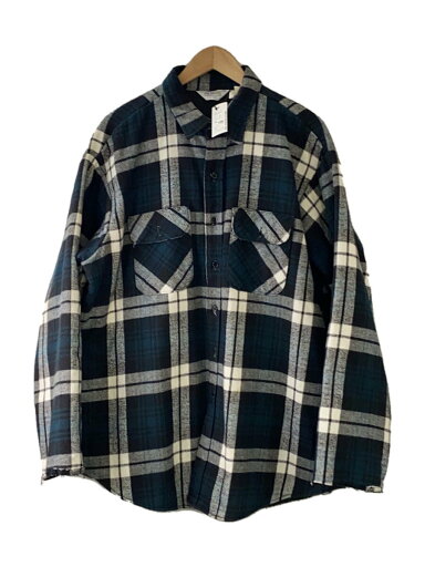 【中古】FIVE BROTHER◆ジャケット/XXL/コットン/GRN/チェック//【メンズウェア】 【中古】FIVE BROTHER◆ジャケット/XXL/コットン/GRN/チェック//【メンズウェア】