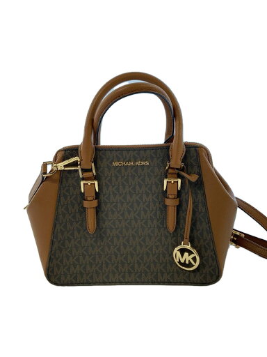 【中古】MICHAEL KORS◆2WAY/シャーロット/MDメッセンジャー/ブラウン/総柄/35T0GCFM2B【バッグ】 【中古】MICHAEL KORS◆2WAY/シャーロット/MDメッセンジャー/ブラウン/総柄/35T0GCFM2B【バッグ】