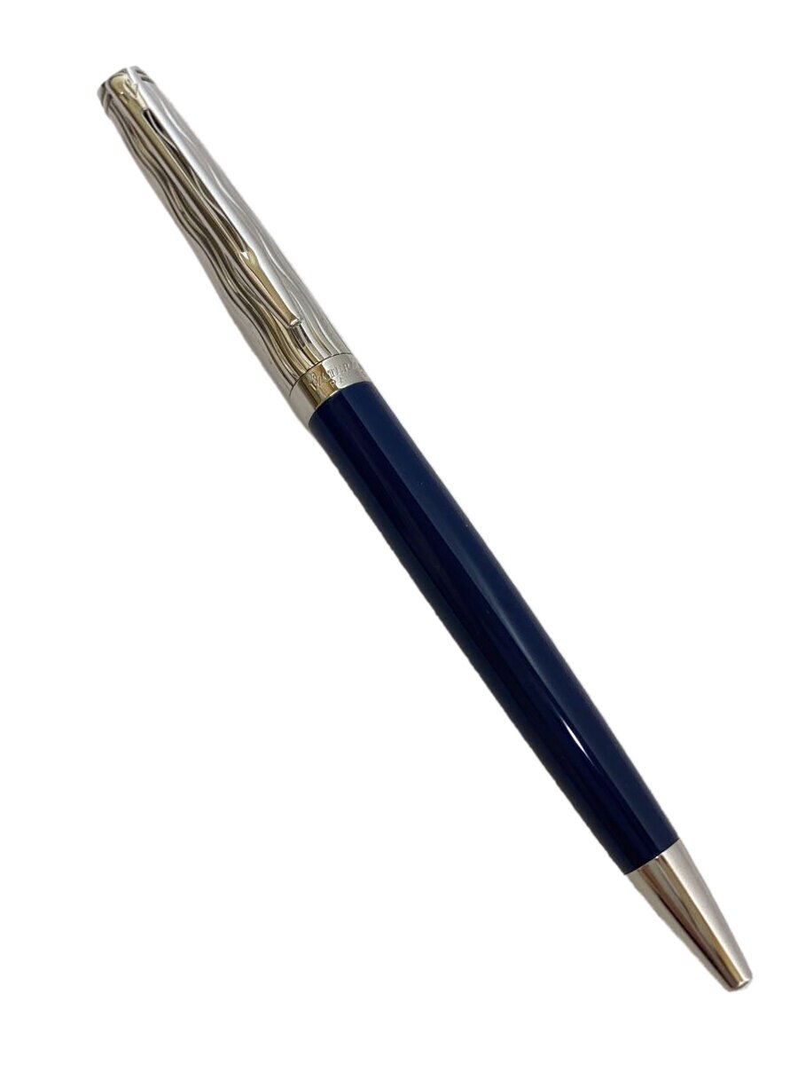 【中古】WATERMAN◆ボールペン/ネイビー/シルバー【インテリア小物・日用雑貨】