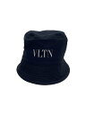 【中古】VALENTINO GARAVANI◆バケットハット/--/ナイロン/ブラック/メンズ/ロゴ【服飾雑貨他】(4)