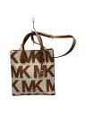 【中古】MICHAEL KORS◆トートバッグ/PVC/BRW/総柄/35H1GM9T8V【バッグ】(4)