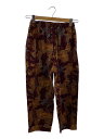 【中古】Jean Paul GAULTIER FEMME◆ボトム/M/ボルドー/総柄【レディースウェア】