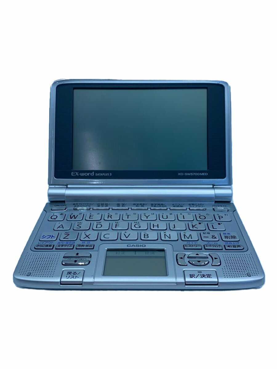 【中古】CASIO◆電子辞書 エクスワード XD-SW5700MED/タッチパネル【家電・ビジュアル・オーディオ】