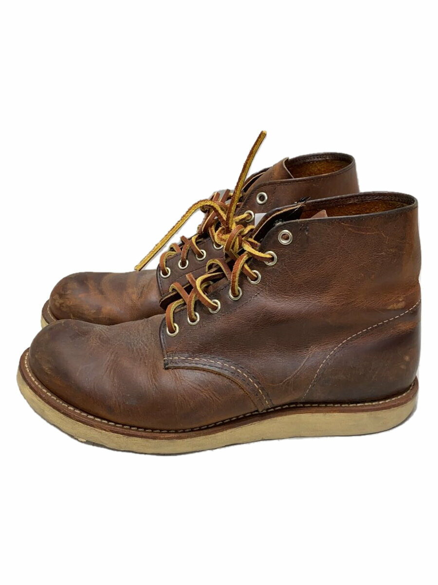 【中古】RED WING◆ブーツ/27cm/BRW/9111【シューズ】