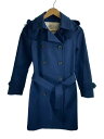 【中古】COACH◆コート/XS/コットン/NVY/888-262-6224【レディースウェア】(4)
