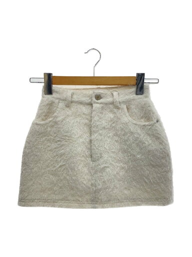 【中古】Darich◆24AW/カットジャガードミニスカート/S/ポリエステル/WHT/112432017【レディースウェア】 【中古】Darich◆24AW/カットジャガードミニスカート/S/ポリエステル/WHT/112432017【レディースウェア】