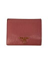 【中古】PRADA◆2つ折り財布/レザー/PNK/レディース【服飾雑貨他】(4)