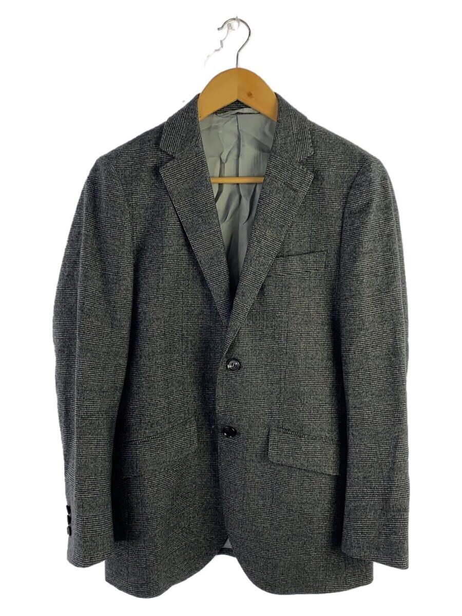 KATHARINE HAMNETT LONDON◆テーラードジャケット/S/コットン/BLK/チェック