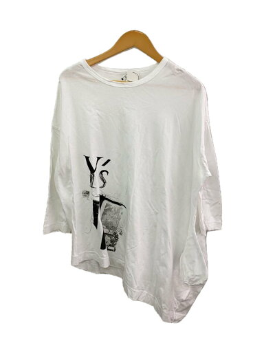 【中古】Y’s◆Tシャツ/2/コットン/WHT/YI-T03-670【メンズウェア】 【中古】Y’s◆Tシャツ/2/コットン/WHT/YI-T03-670【メンズウェア】