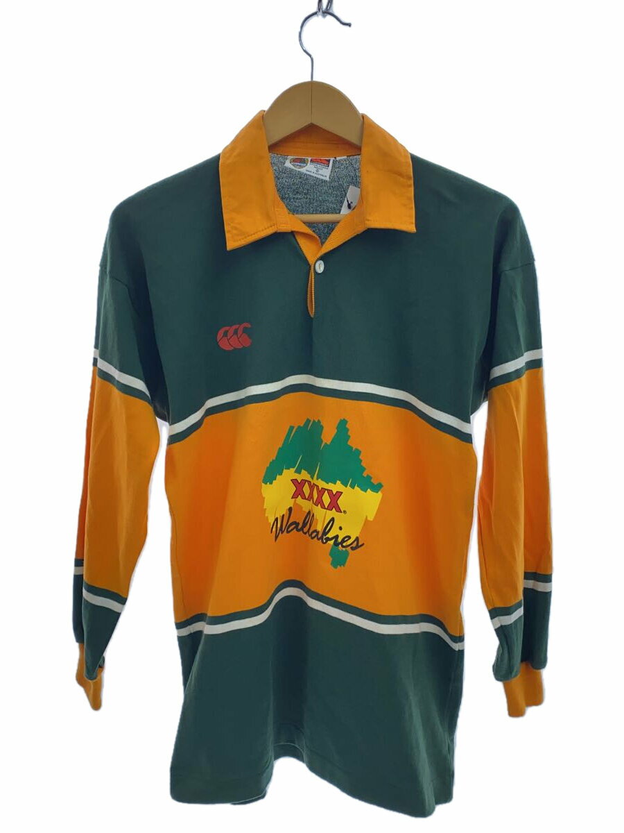 【中古】WALLABIES/長袖シャツ/S/コットン/GRN【メンズウェア】