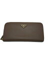【中古】PRADA◆長財布/--/BRW/無地/レディース【服飾雑貨他】(4)