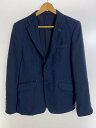 【中古】COMME des GARCONS HOMME◆テーラードジャケット/XS/ポリエステル/NVY/チェック/HP-J022//【メンズウェア】